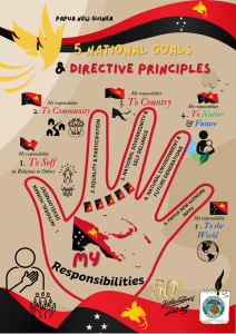 PAPUA NEW GUINEA NATIONAL GOALS